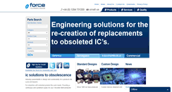 Desktop Screenshot of forcetechnologies.co.uk